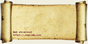 Magdalena Hrnjaković vizit kartica